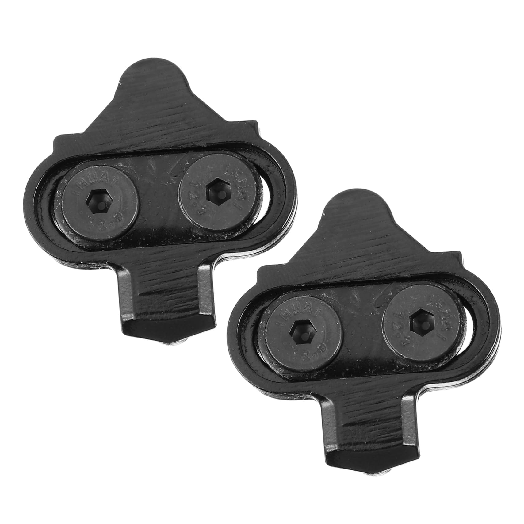 HEMOTON 1 Pair Self-Locking Bike Cleats Multi Directional Release Cleats for Power Pedals Cycling