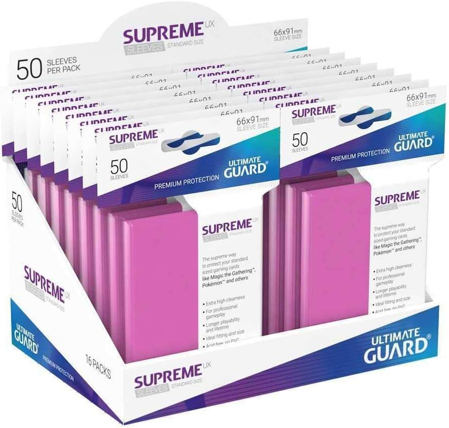 Ultimate Guard - Sleeves: Supreme UX Standard Size Pink (50)
