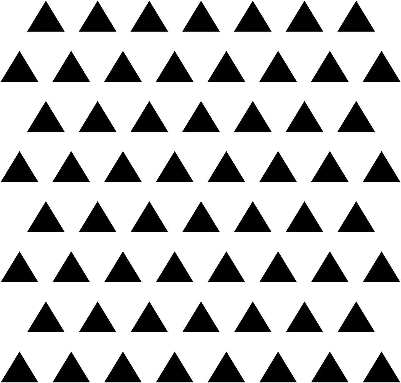 Triangle Wall Stickers Vinyl Decal (Black 3"/ 4 Set of 84)