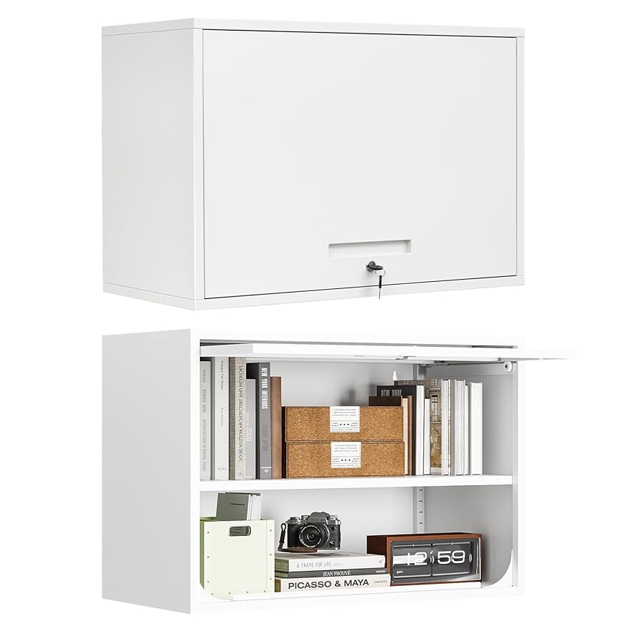 Amazon.com: MIIIKO Wall Cabinet with Door and Shelf, Wall