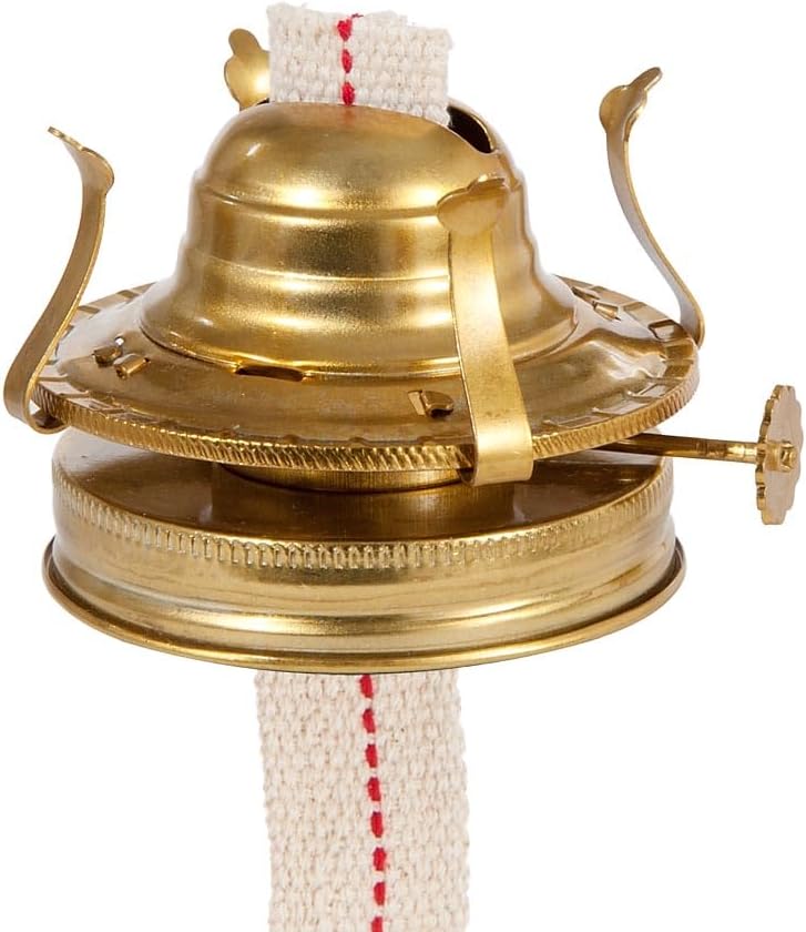 B&P Lamp® 2 Kerosene Lamp Burner for Mason Jars and Fruit Jars to DIY Oil Lamp