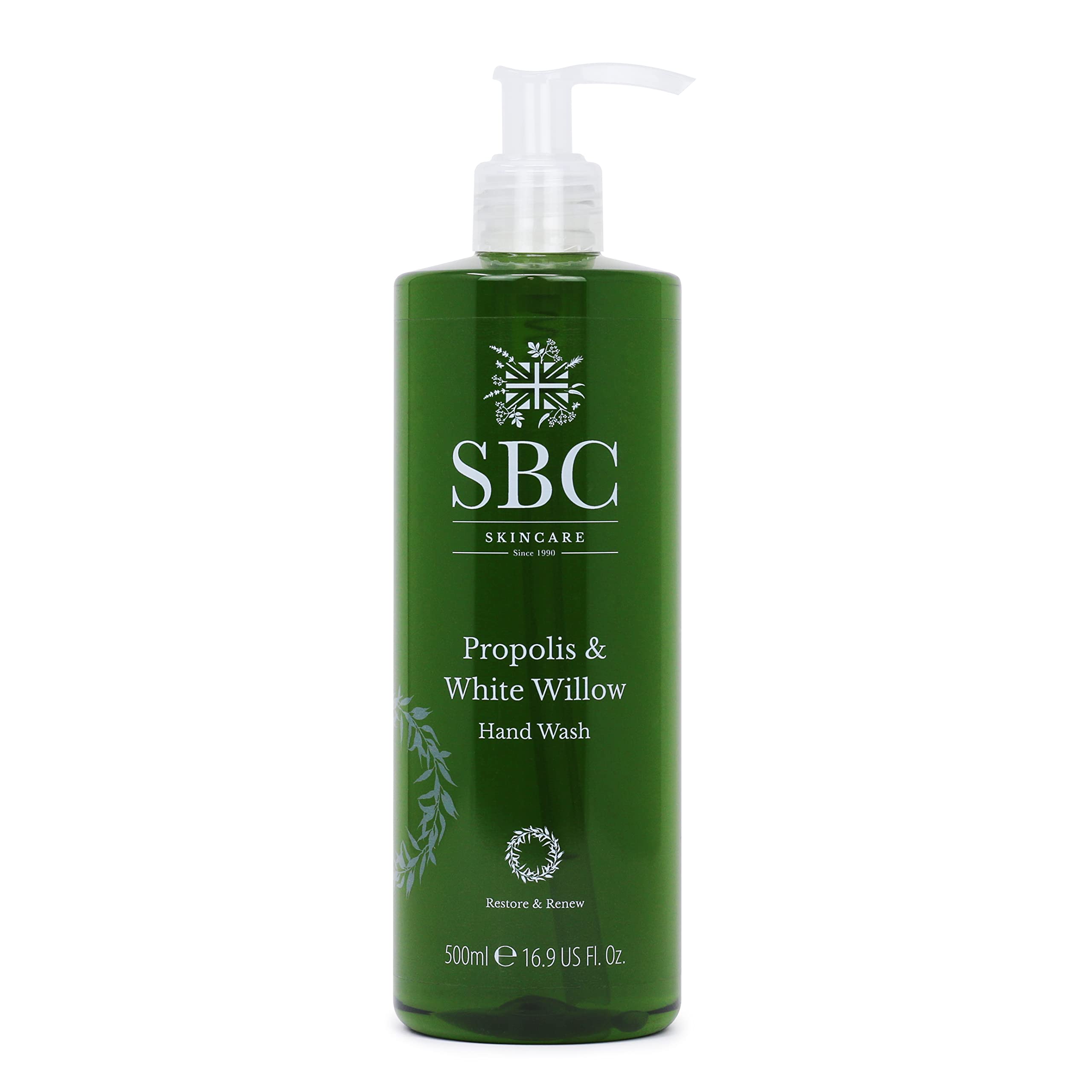SBC Hand Wash Soap Propolis And White Willow Restoring And Renewing 500ml Pump