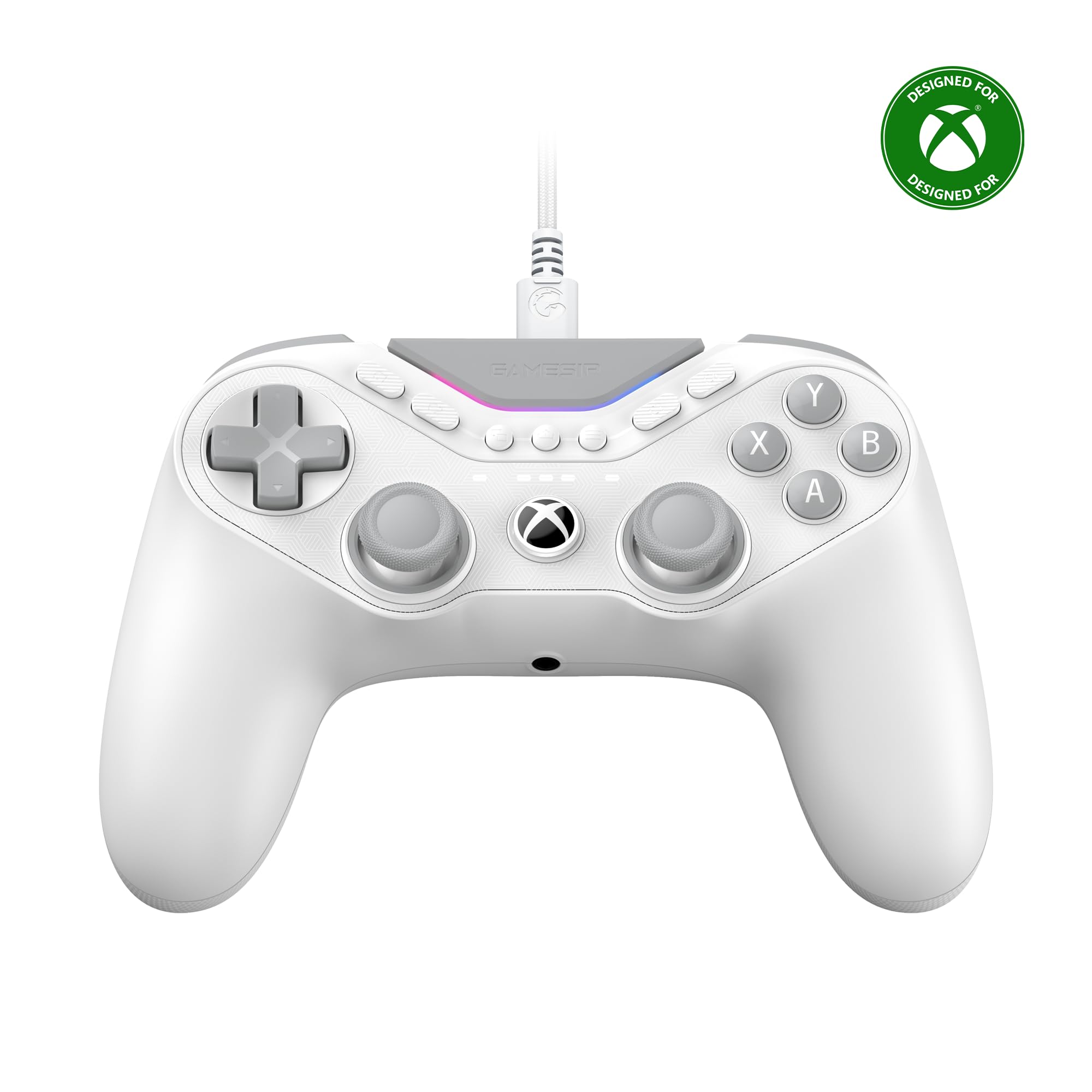 GameSir Tarantula Pro Mando Esports con cable para XBOX & PC | 9 botones reasignables adicionales, 1000Hz en PC, sticks TMR, gatillos Hall Effect, Gyro y RGB