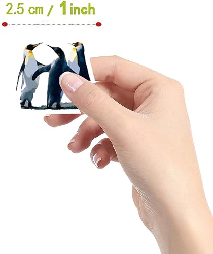 Miniatura 2 de Calcomanías de pingüino (500 unidades), 10 hojas de calcomanías gráficas de estética de dibujos animados, rollo autoadhesivo para niños, niñas,