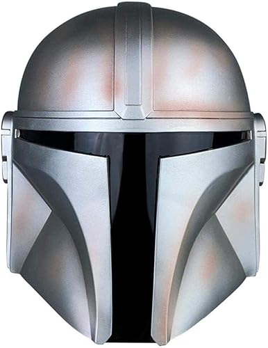 Casco Mandaloriano de Halloween, máscara de cosplay Jedi de cabeza completa, máscaras de PVC, accesorios para fiesta de Halloween para hombres