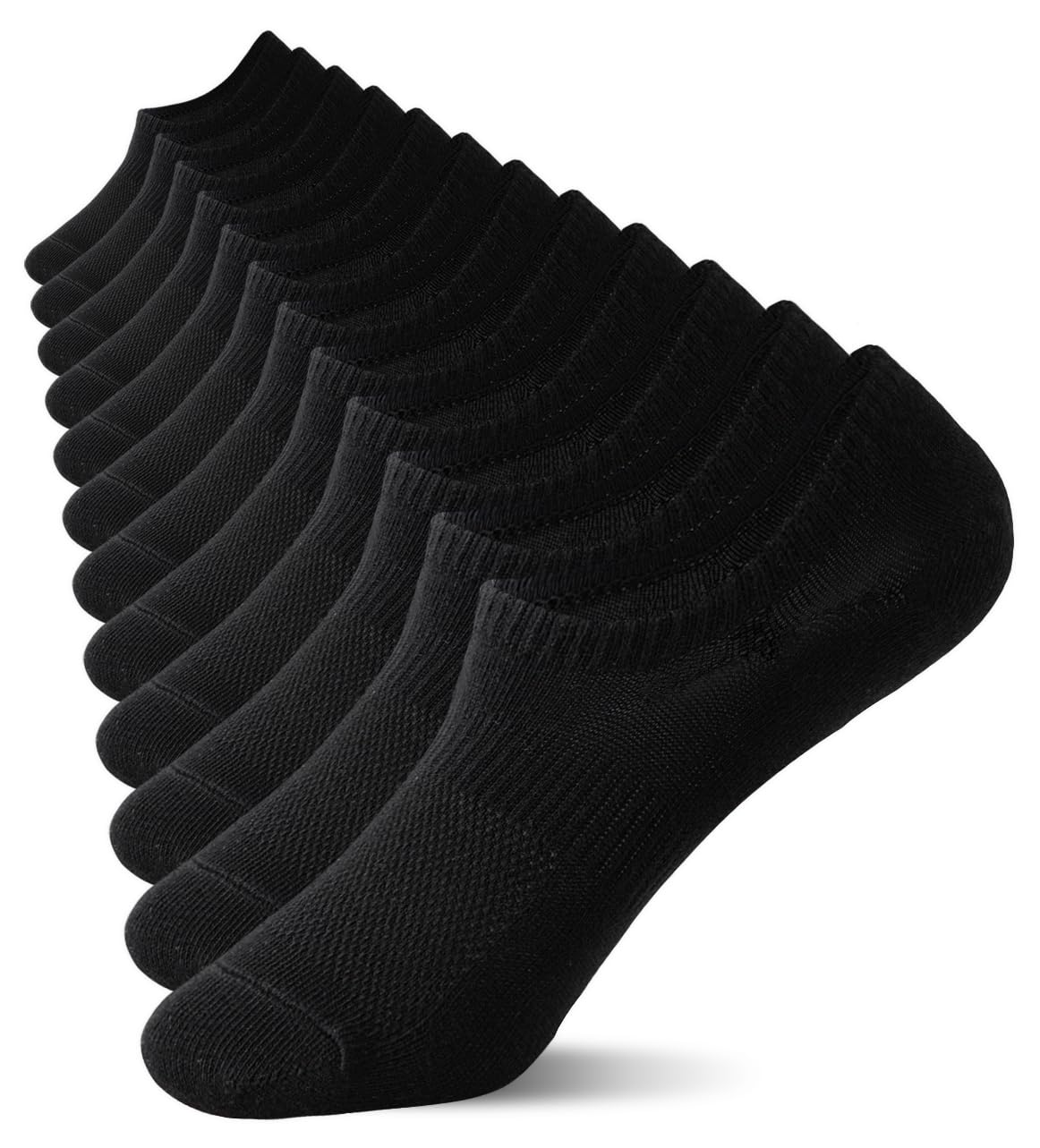 Irisbear Womens No Show Socks Thin Cotton Non Slip Low Cut Socks 6 Pairs