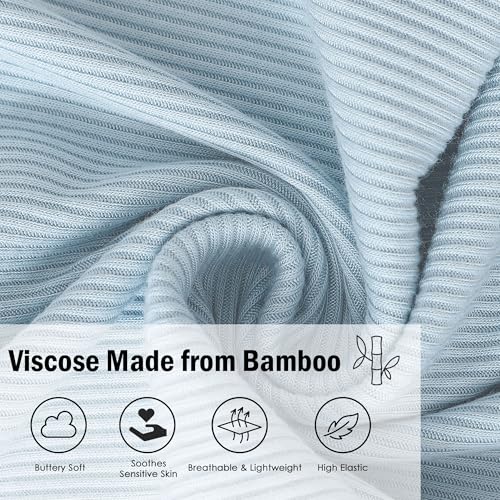 ROMPERINBOX Bamboo Onsies Baby Boy Short Sleeve 3 Pack Baby Bodysuit for Newborn Infant 0-24 Months, Viscose from Bamboo4