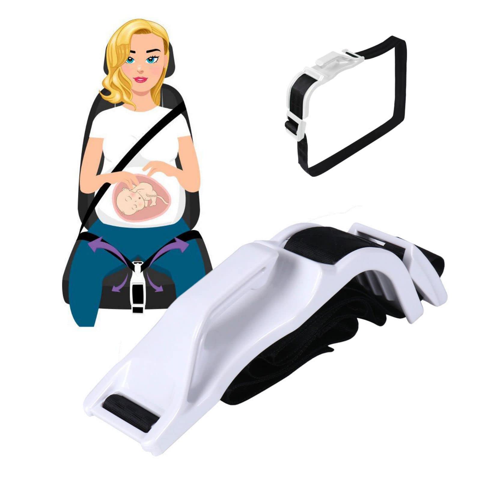 Pregnancy Bump Strap,Prevent Compression of The Abdomen,Comfort&Freedom for Pregnant Moms Belly