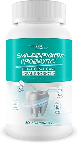 Smile Bright Pro - Nuestro mejor probiótico oral para el cuidado bucal total, probióticos orales para el mal aliento bucal, probióticos para la