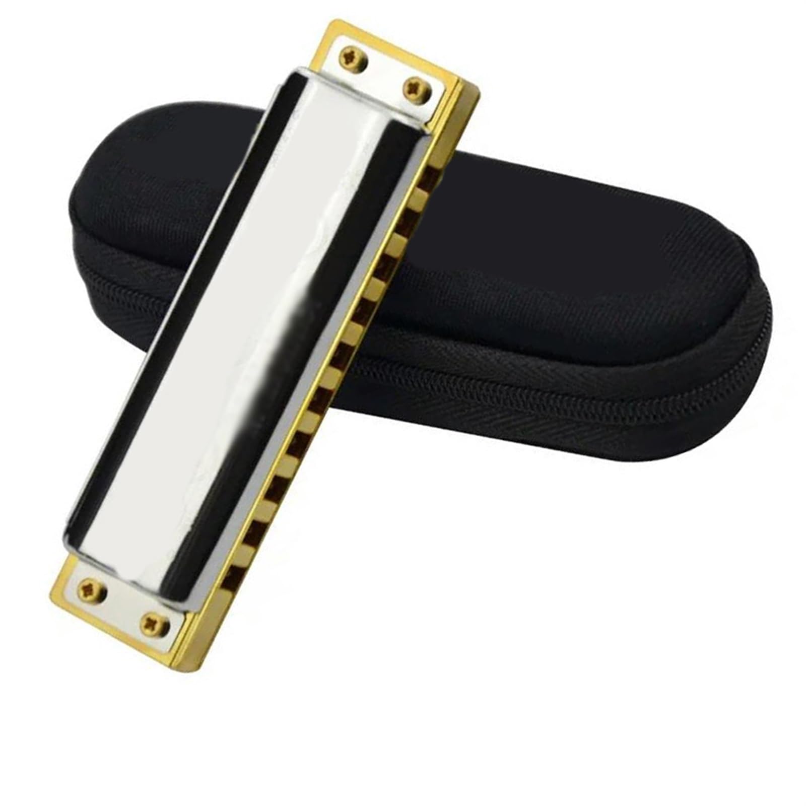 Harmonijka diatoniczna, 10 Hole Diatonic Harmonica Standard 10 Hole For Harmonica Professional Beginners To Practice harmonica Beginners(Tone-F)