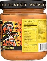 Vista 2 de Desert Pepper, Chile Con Queso-Mediano, 2 tarros de 16 oz