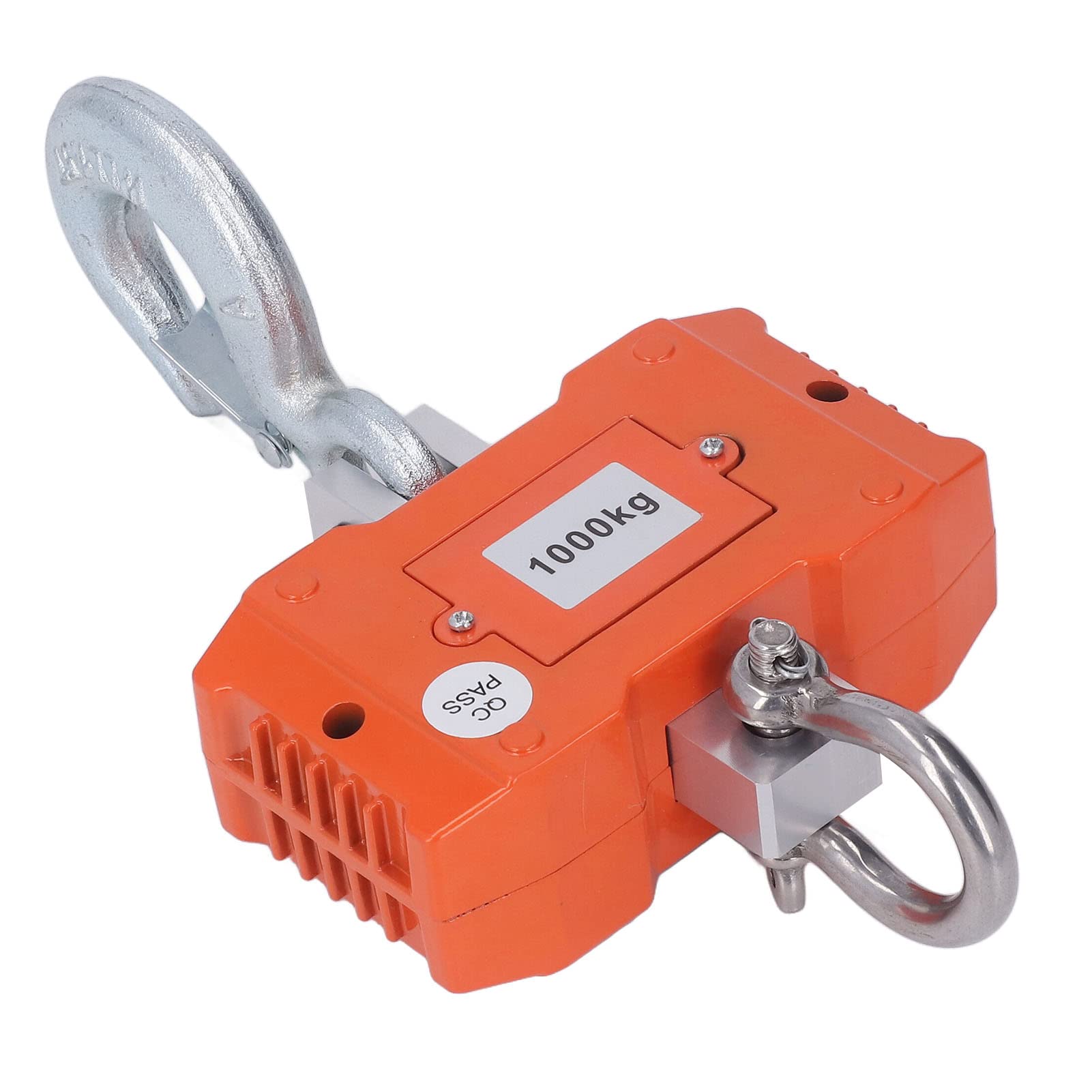 1000kg/2000lb Básculas Colgantes Electrónico, Digital Portable para Maleta o Bolsa de Viaje, Portátil LCD y 2 Ganchos Desmontables, Digital Balanza Electrónica Balanzas Colgantes
