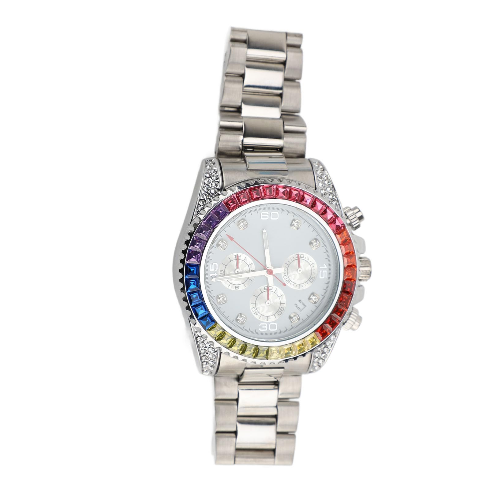 Reloj Analógico de Cuarzo para Hombre, Elegante Cronógrafo de