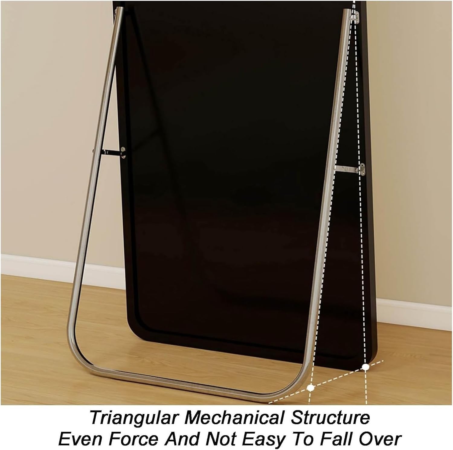 MiraHope 全身鏡 壁掛け鏡 ブラック, 180*60CM 全身鏡、姿見鏡、 全身