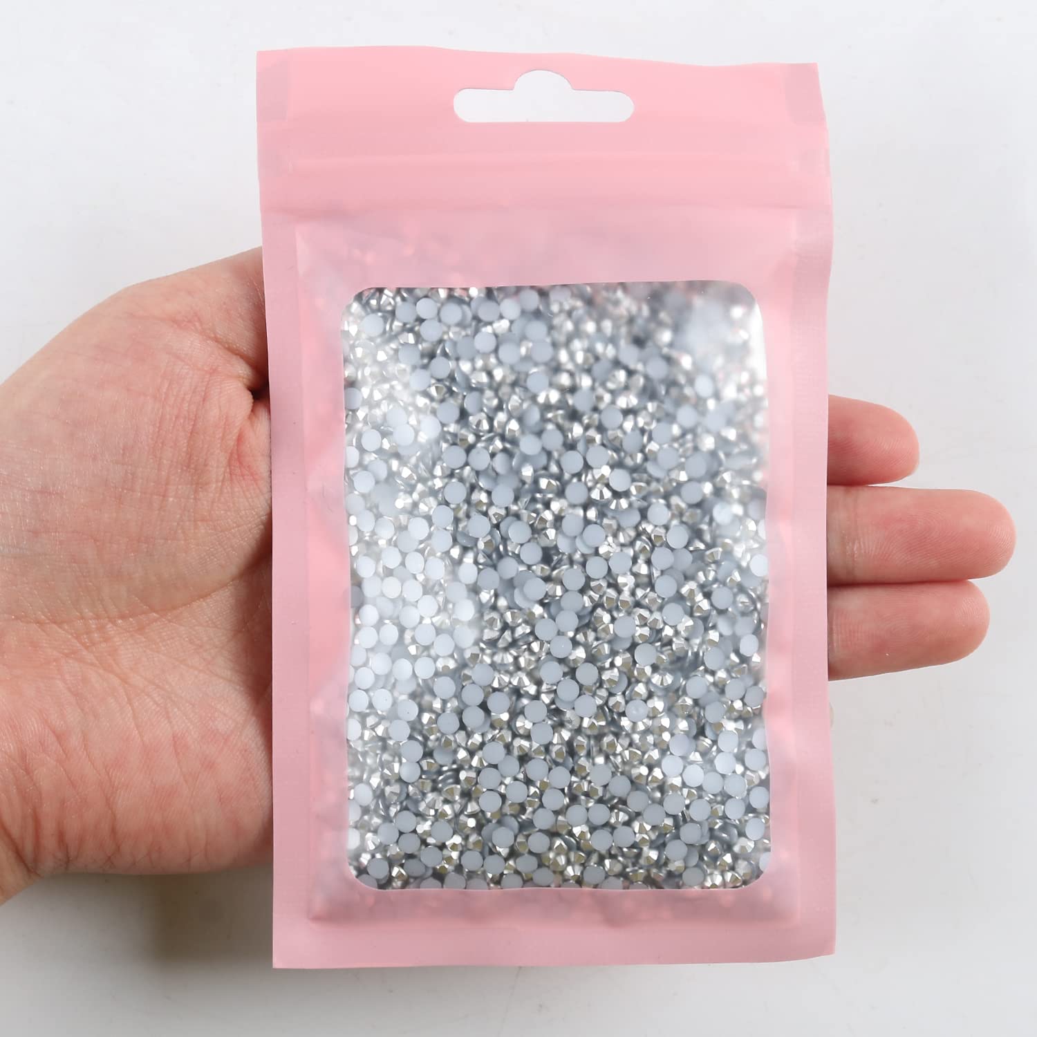 3000pcs 3mm 30gram Resin Rhinestone AB Color Flatback Jelly Resin Rhinestones Bling Glitter Diamond Stone for Mugs, Bottles, Tumblers, Craft Decoreation (Silver 34)