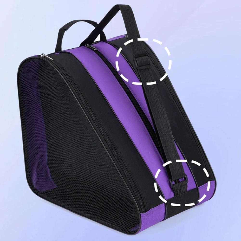 Borsa per Sci Borsa per Scarponi da Sci Borsa per pattini a rotelle Borsa a tracolla regolabile per scarponi da sci Borsa a tracolla per pattinaggio su ghiaccio in tessuto Oxford per gli sport da sci(