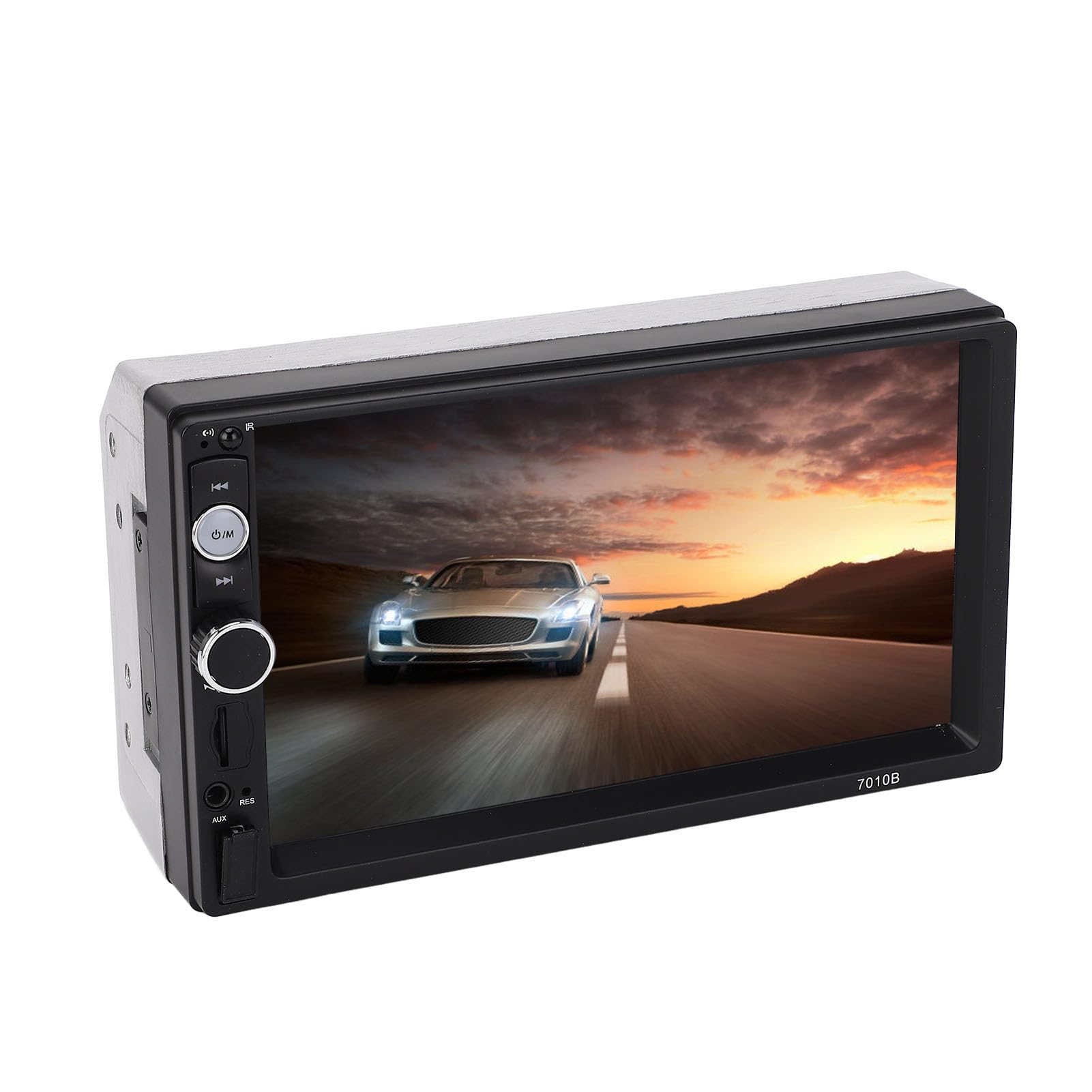 Radio Samochodowe 2-din z i Android Auto, Odtwarzacz MP5, Wyjście Audio AUX, MirrorLink, 7-calowy Ekran Dotykowy HD OLED, Kamera Cofania, Samochodowe Stereo AM/FM