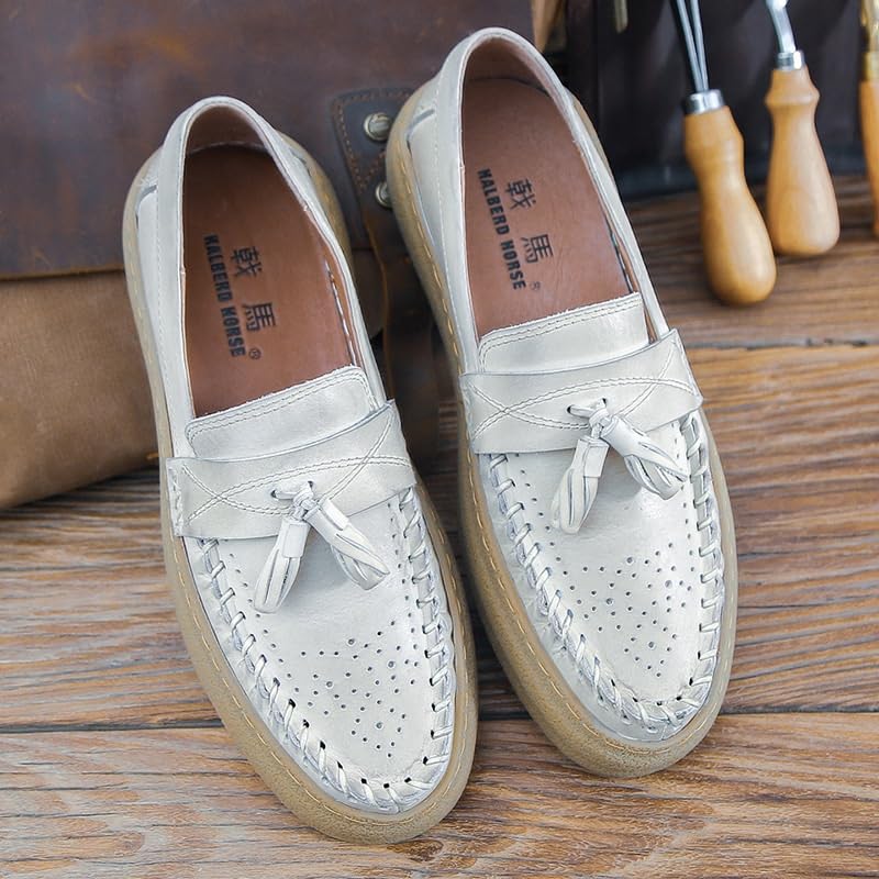 Mens Commuter Slip-Resistant Lightweight Breathable Easy to Walk Daily Non-Slip Soft Sole Casual Shoes Non-Slip Walking Loafers Shoes4