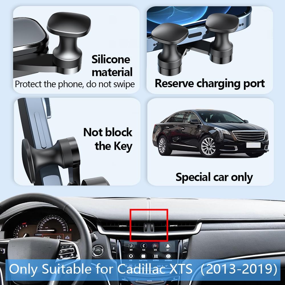 Car Phone Holder Mount for Cadillac XTS 2013 2014 2015 2016 2017 2018 2019 Auto Accessories Interior Decoration Mobile Cell Smartphone Bracket