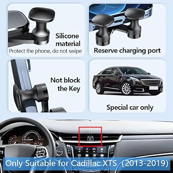 Car Phone Holder Mount for Cadillac XTS 2013 2014 2015 2016 2017 2018 2019 Auto Accessories Interior Decoration Mobile Cell Smartphone Bracket