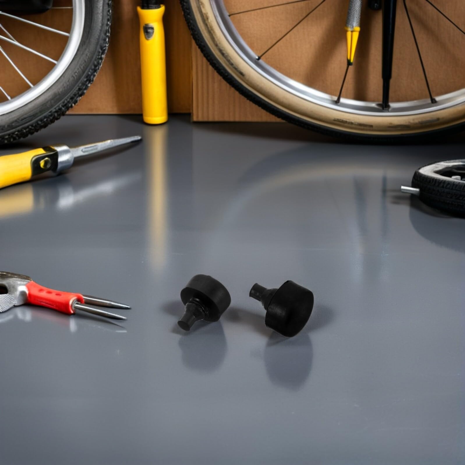 ERINGOGO Set 100 Pezzi Boccole di Supporto Motore Moto in Gomma Nera Antivibrazione Blocco Smorzante, Ammortizzatori Supporto Motore per Scooter e Motociclette, Accessori Officina