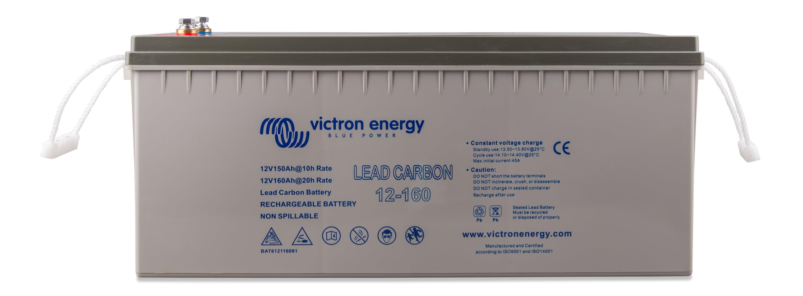 Victron Energy 160 Ah 12 Volt Batterie Plomb-​Carbone (M8)