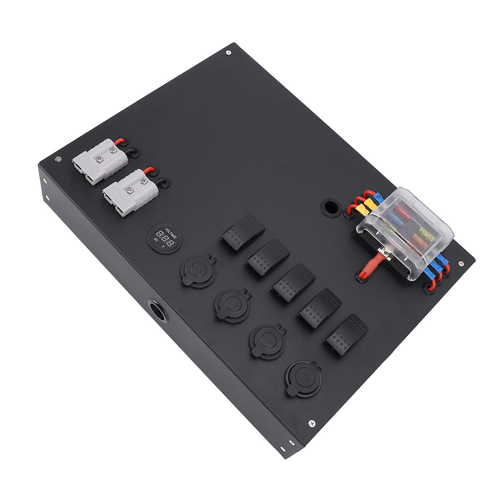 Campo de Control de Alimentación de Batería de Campamento DC12V 24 V con Conector de Voltímetro de Voltímetro USB para Pastillas para Vehículos Recreativos para el Automóvil 4WD