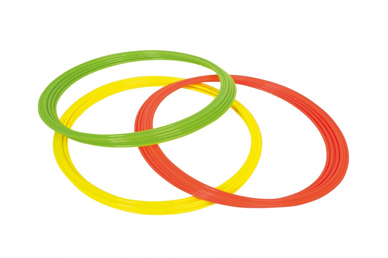SELECT Coordination Training Rings, Yellow/Green/Orange, Set of 12