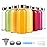 Zukro Glass Juice Bottles 10.5 oz, 8 Pack Reusable Small Clear Water Container With Stainless Steel Lids & Straw for Juicing, Smoothie, Travel, Homemade Drinks, Fridge, Leak Proof & BPA Free