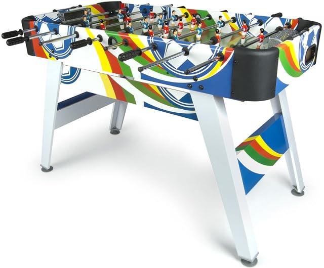 Leomark Futbolín de Madera para Niños y Adultos Mesa de Juego Fun Football