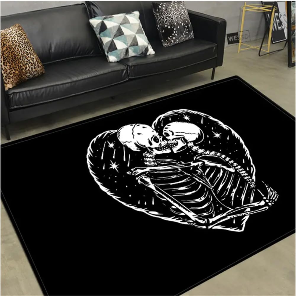 Tapis Halloween tapis de sol chambre adolescent style gothique