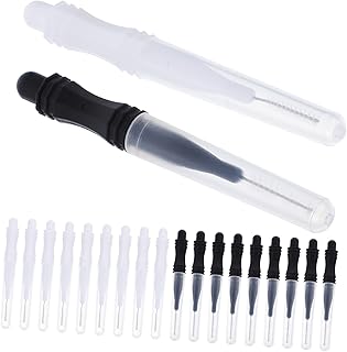 Healeved 60 unids micro ceja cepillo tapas an...