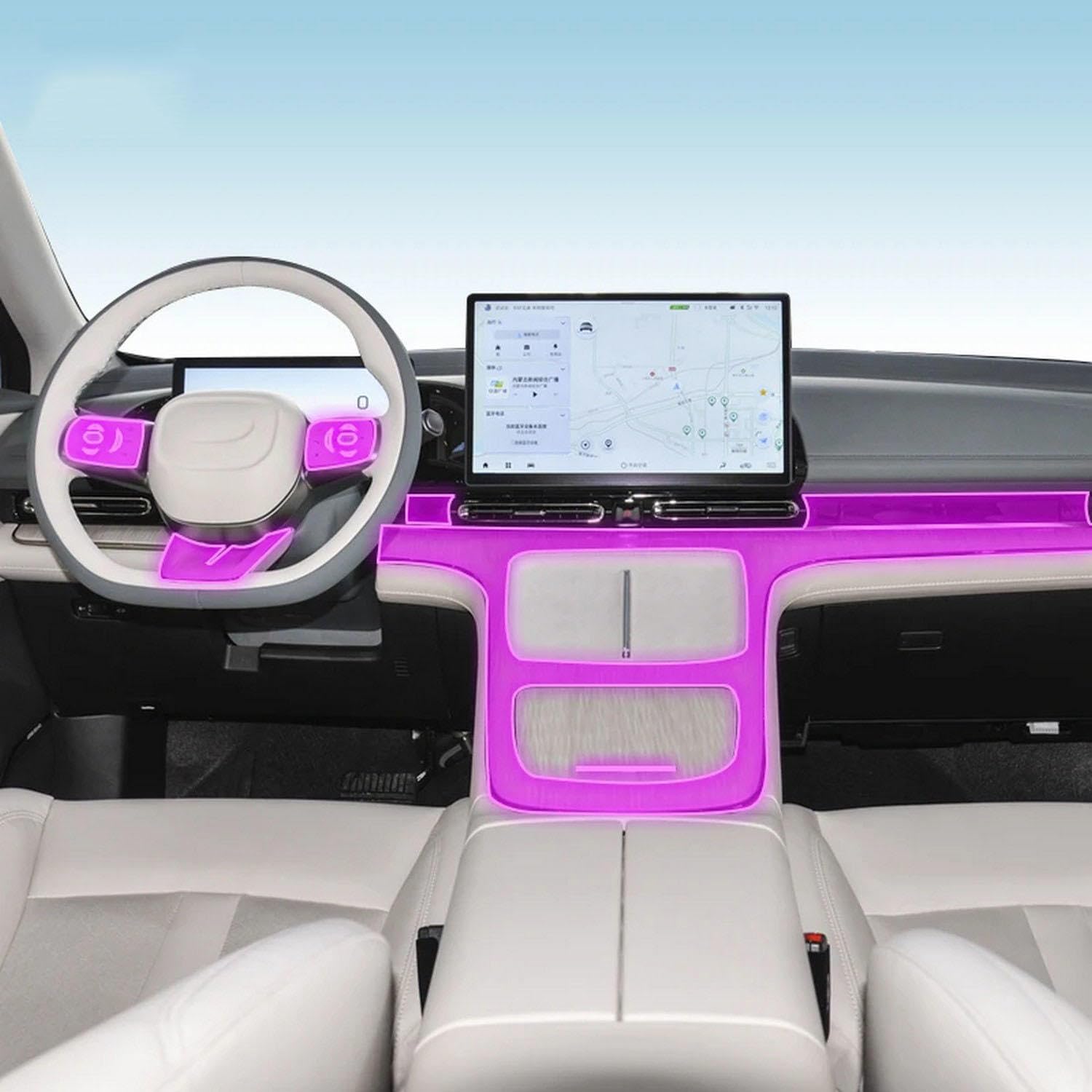 Écran tactile GAC AIONS MAX protégé pour voyages en famille sereins