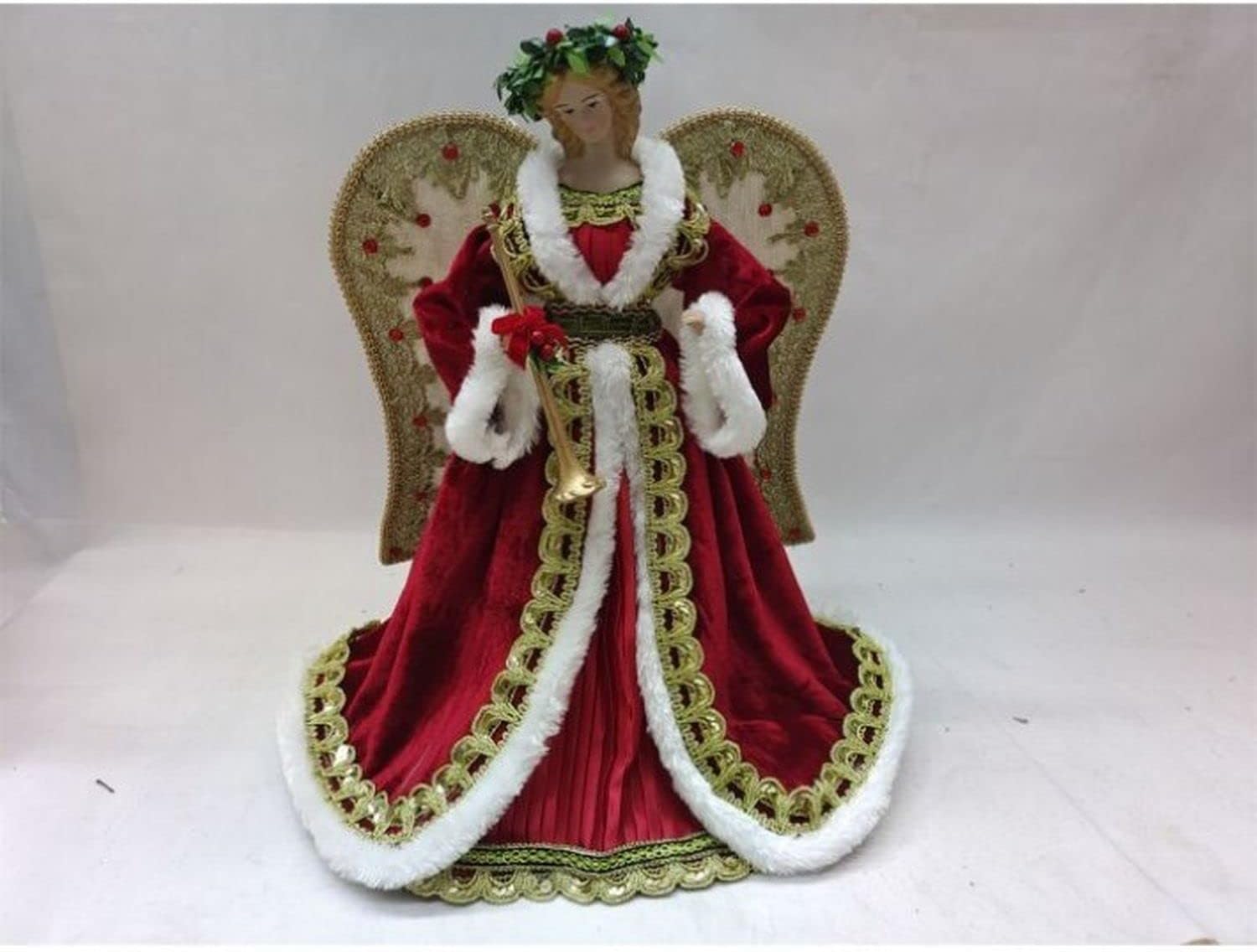 Regency International 16" Velvet with Jewels Angel Tree Topper