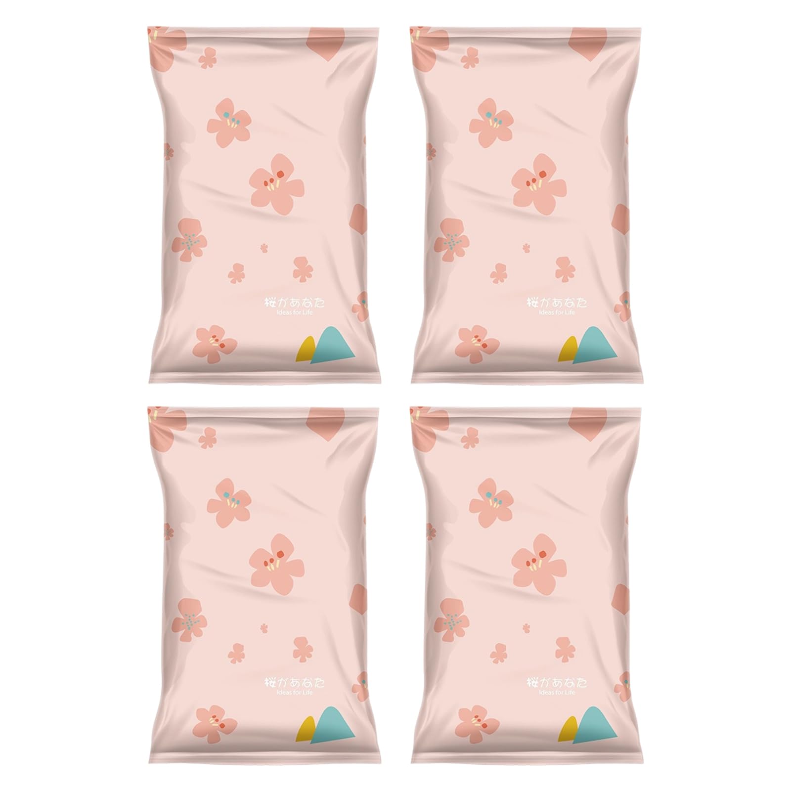 Of 4 Odors Proof Safe Storage Container with Double Layer Protections for Baby Clothes Family Items Garment Bag Home Store