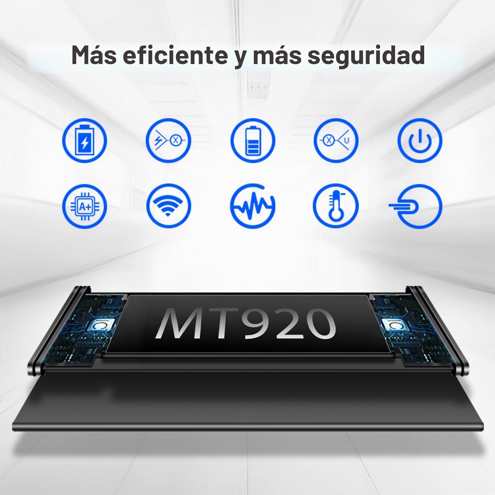 Batería de repuesto MT920 compatible con 3023-5MY 30235-5MZ SL920 TC920S 5M22 5M23 5M25 5M42 5M43 5M45 5M47 5M54 5M62 5M63 5M65 5S222 7M22. Batería cinética de condensador YT52 YT57 YT58