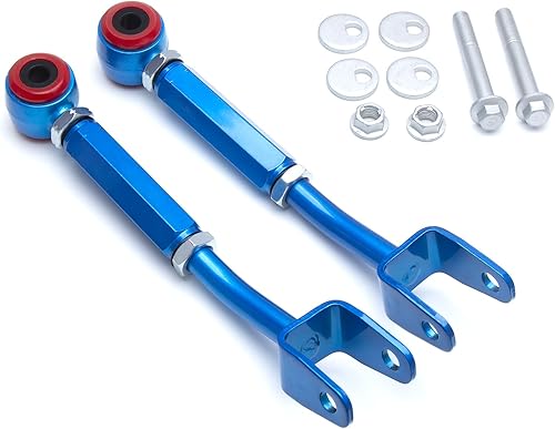 Miniatura 9 de KSP Brazo de inclinación trasero para 370Z G35 G37 Q40, puntera ajustable -2.00° a +2.00° Camber -3.00° a +3.00° Brazo de suspensión inferior, brazo