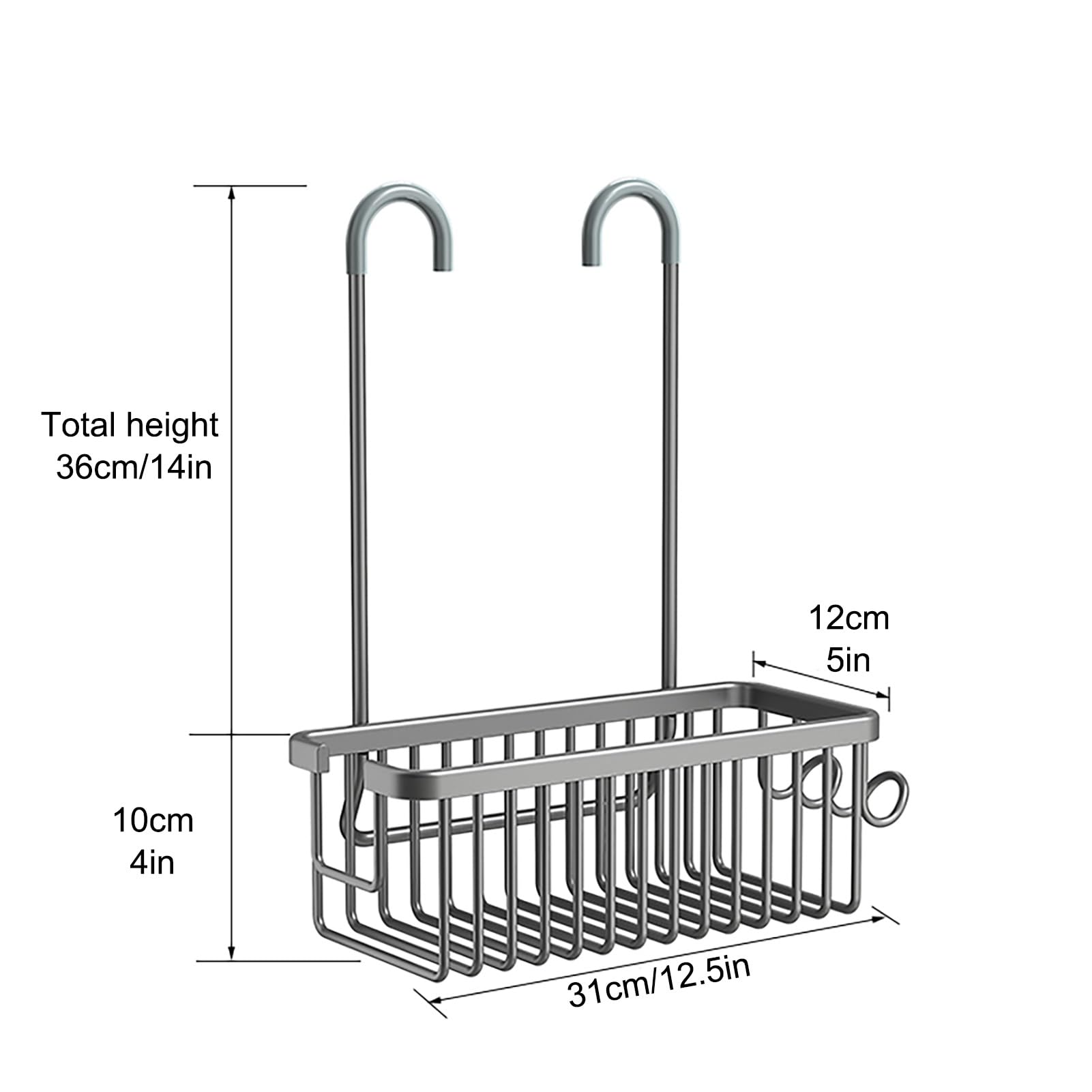 Drahtregal – Metall-Aufbewahrungsregal für Speisekammer-Organisation und Aufbewahrung – Heim- und Küchenutensilien für kleine Räume – ideal für Badezimmer, Küche und Wäsche