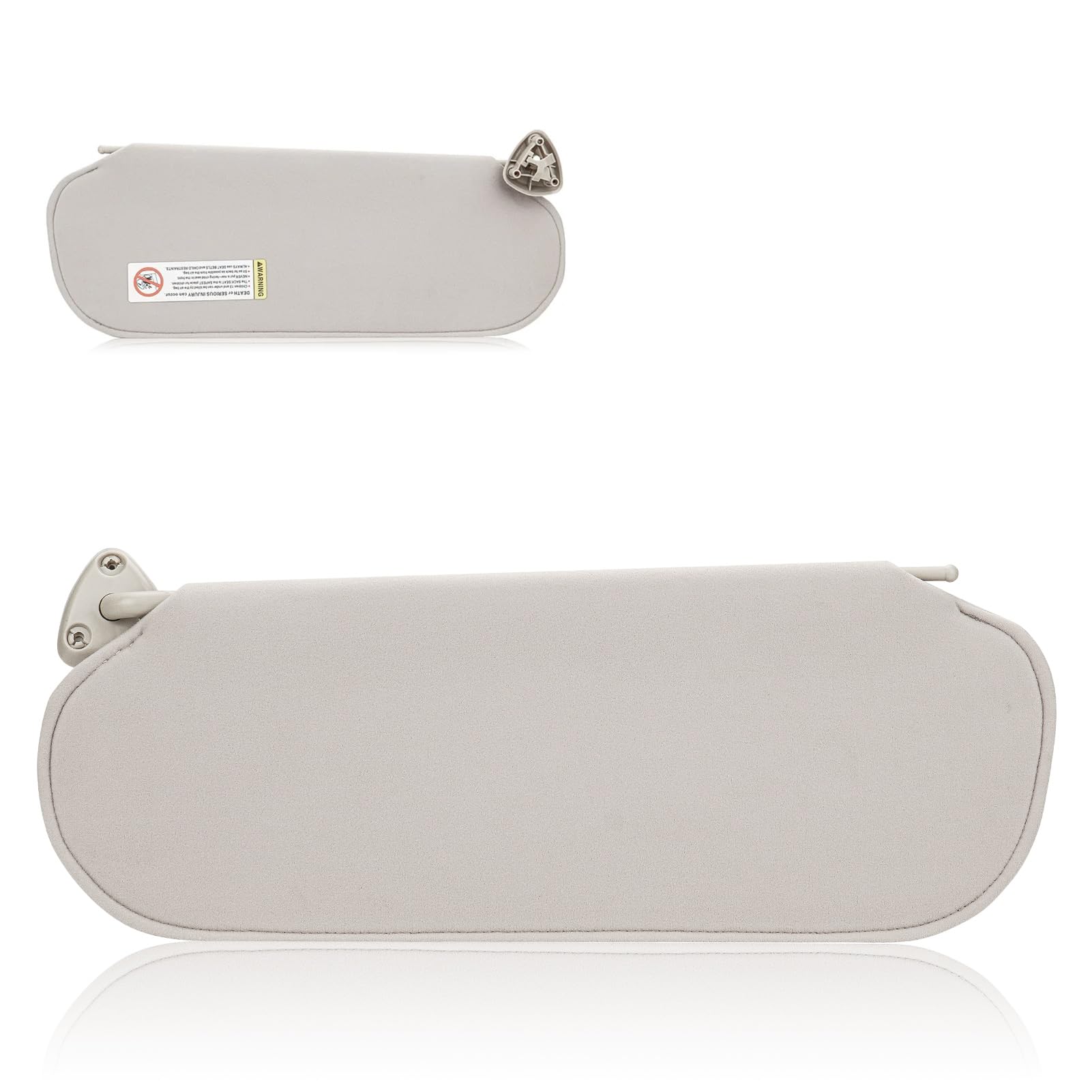 Sun Visor for Chevy Express & GMC Savana 1500 1999-2014, 2500 3500 4500 1999-2019, Left Driver Side Cream-Grey Sunvisor Replacement 84054688 84054695