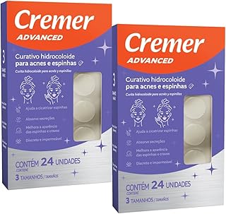 Curativo Hidrocoloide Cremer Para Acnes E Espinhas - 2 Caixas