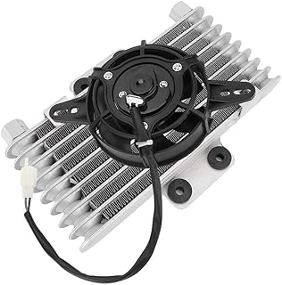 Grizzly 600 Oil Cooler Fan - Oil Cooler Fan, Universal Upgrade Aluminum Motorcycle Engine Oil Cooling Fan Water Cooler Radiator RV Fans Motorcycle Oil Cooler Fan