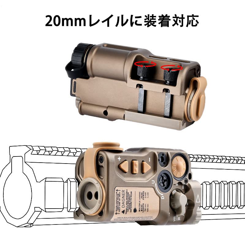 Amazon.co.jp: WADSN 新規多機能光学「Raid X」/「Raid-X」システム