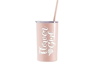 Flower Girl Tumbler, Water Bottle for the Little Princess