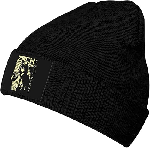 Miniatura 2 de Johnjmax Anime Angels of Death Knit Hat Winter Warm Slouchy Knit Cap for Mens and Womens Black