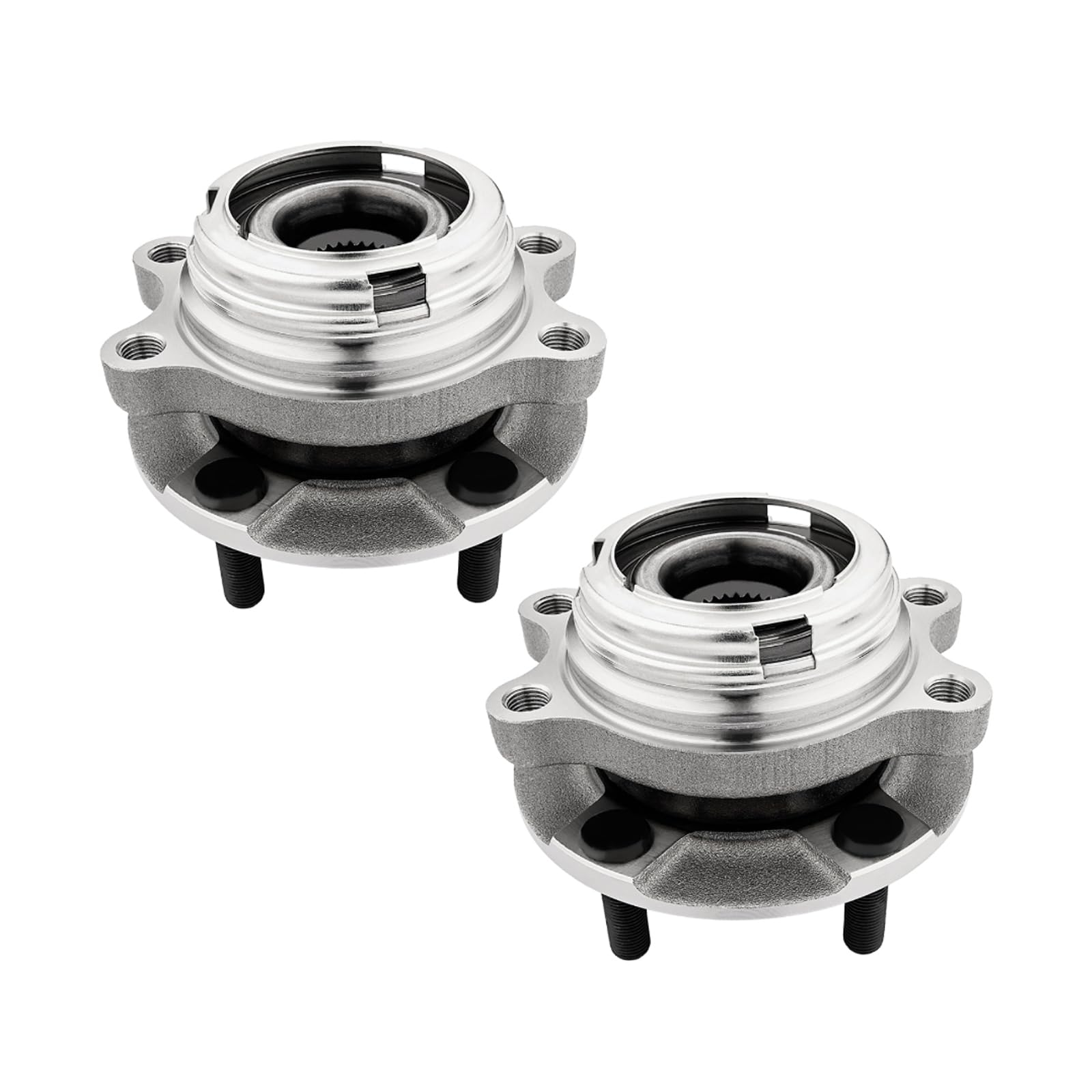 PM Auto Pair of 2 Front Wheel Hub Bearing Assembly for 2004-2009 Nissan Quest