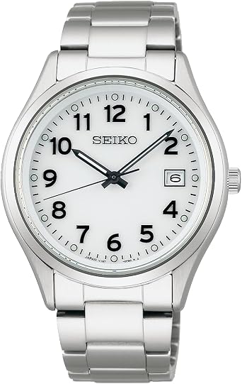 Seiko Watch Seiko Selection S Series Pair Solar Mens, Bracelet Type | Dial White Full Arabic Numerals Stainless Steel Pair Model