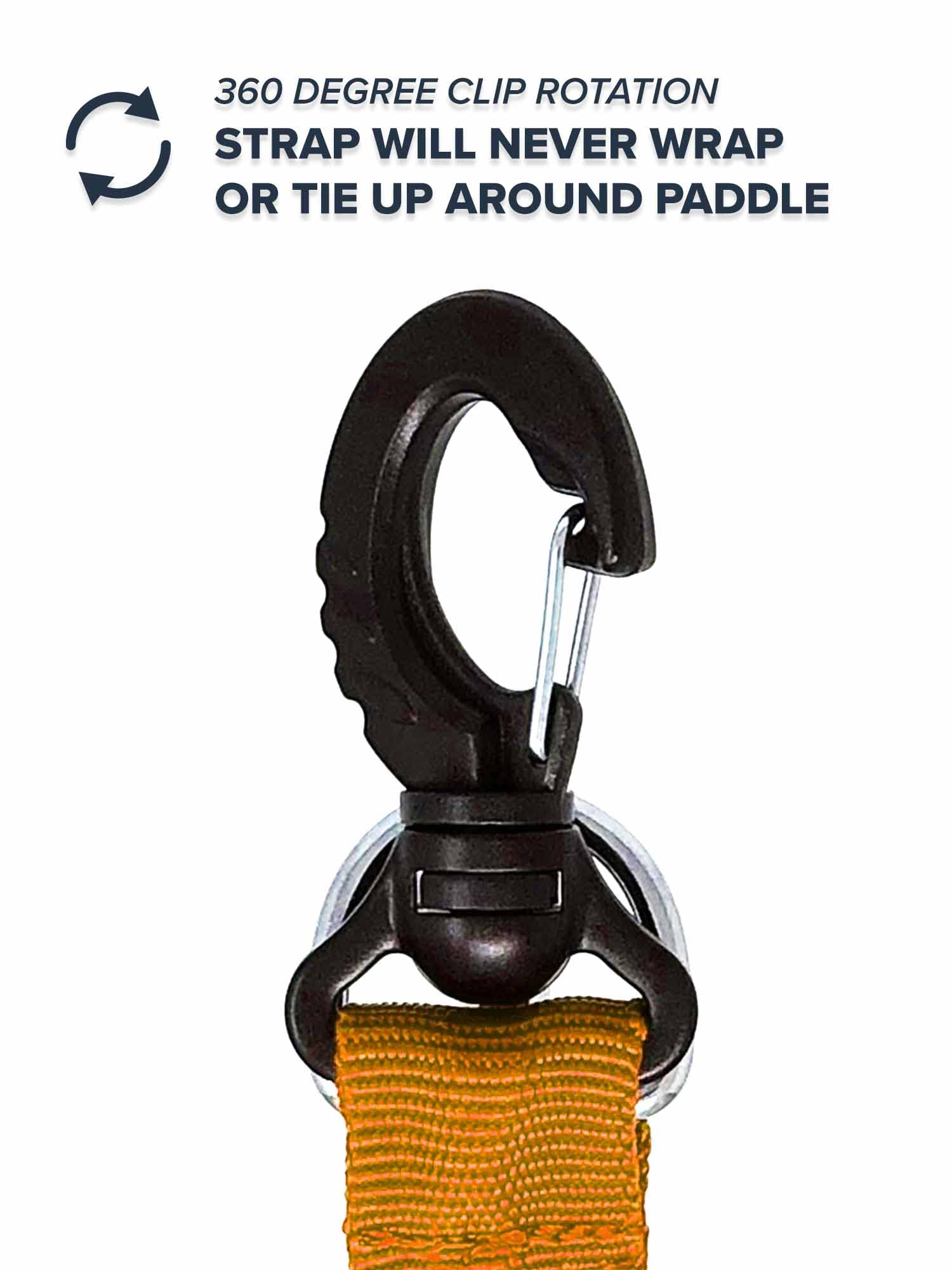 Siege Pour Paddle Board Rogue Endeavor 3-Point Stretch Paddle Leash - SUP  Kayak Canoe Safety Tether Water Sports Leash