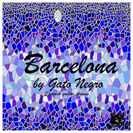 Juego de cuerdas Gato Negro Barcelona para guitarra clásica. Fabricado artesanalmente en España desde 1868