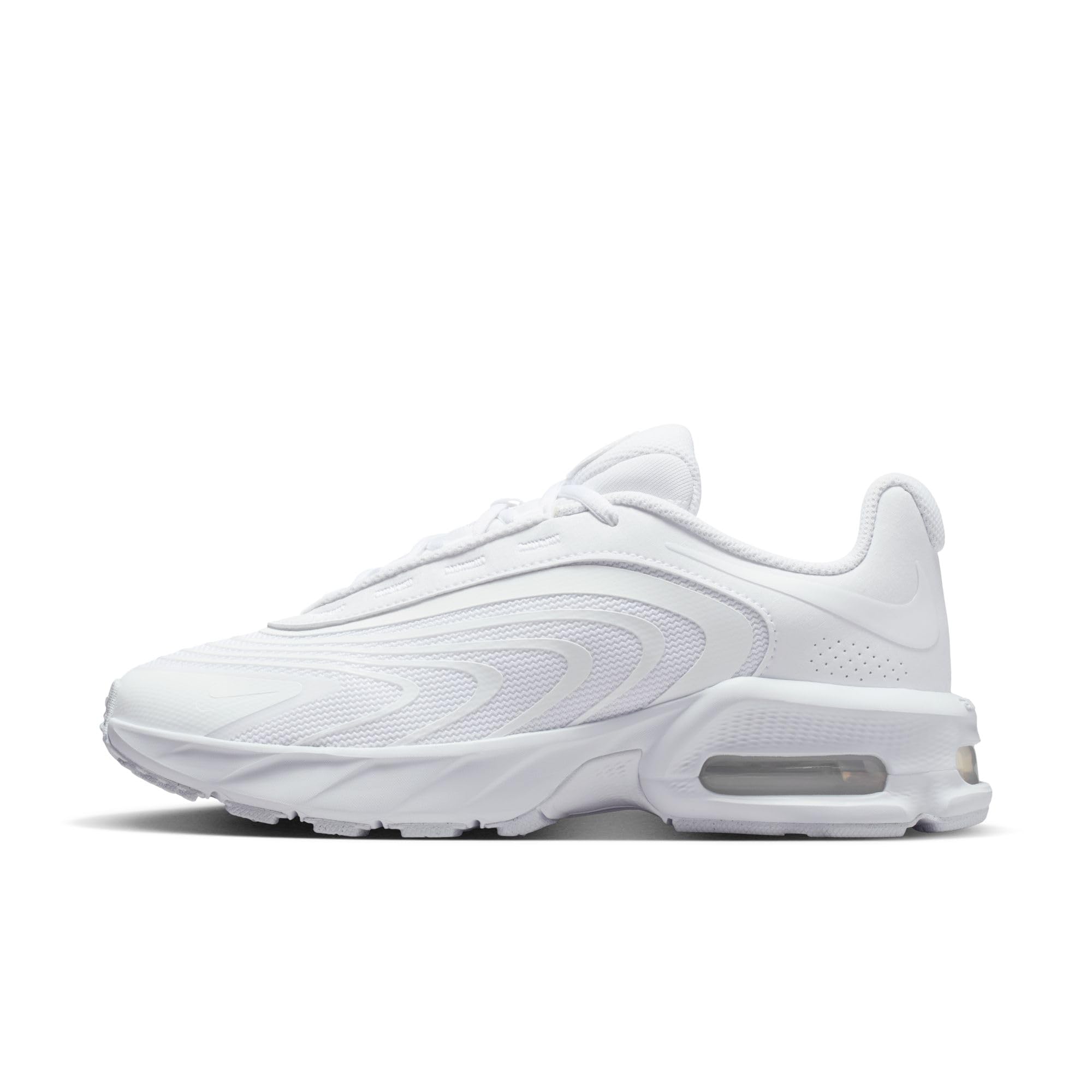 Nike Women's Air Max Fire Lifestyle Shoes, White/White-Black, 10