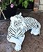 Ebros Large Exotic White Siberian Ghost Tiger at Rest 15.5